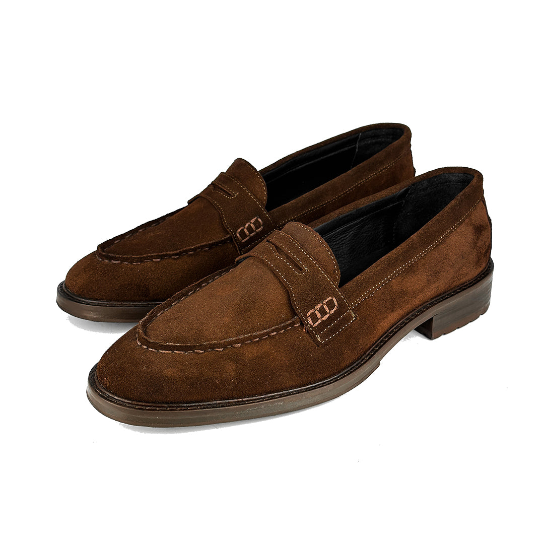BROWN SUEDE MICHAEL TRACK