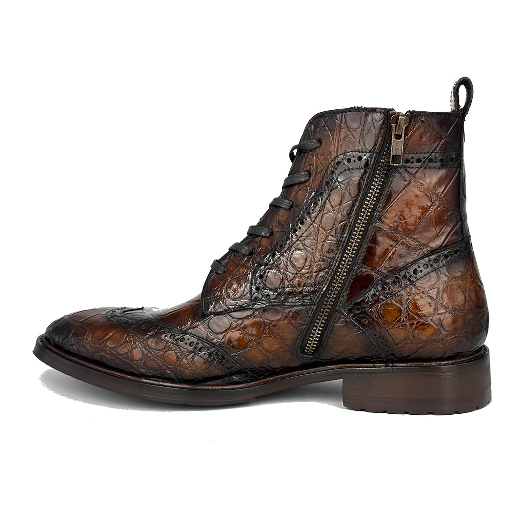 BROWN CROCO PETER BOOTS