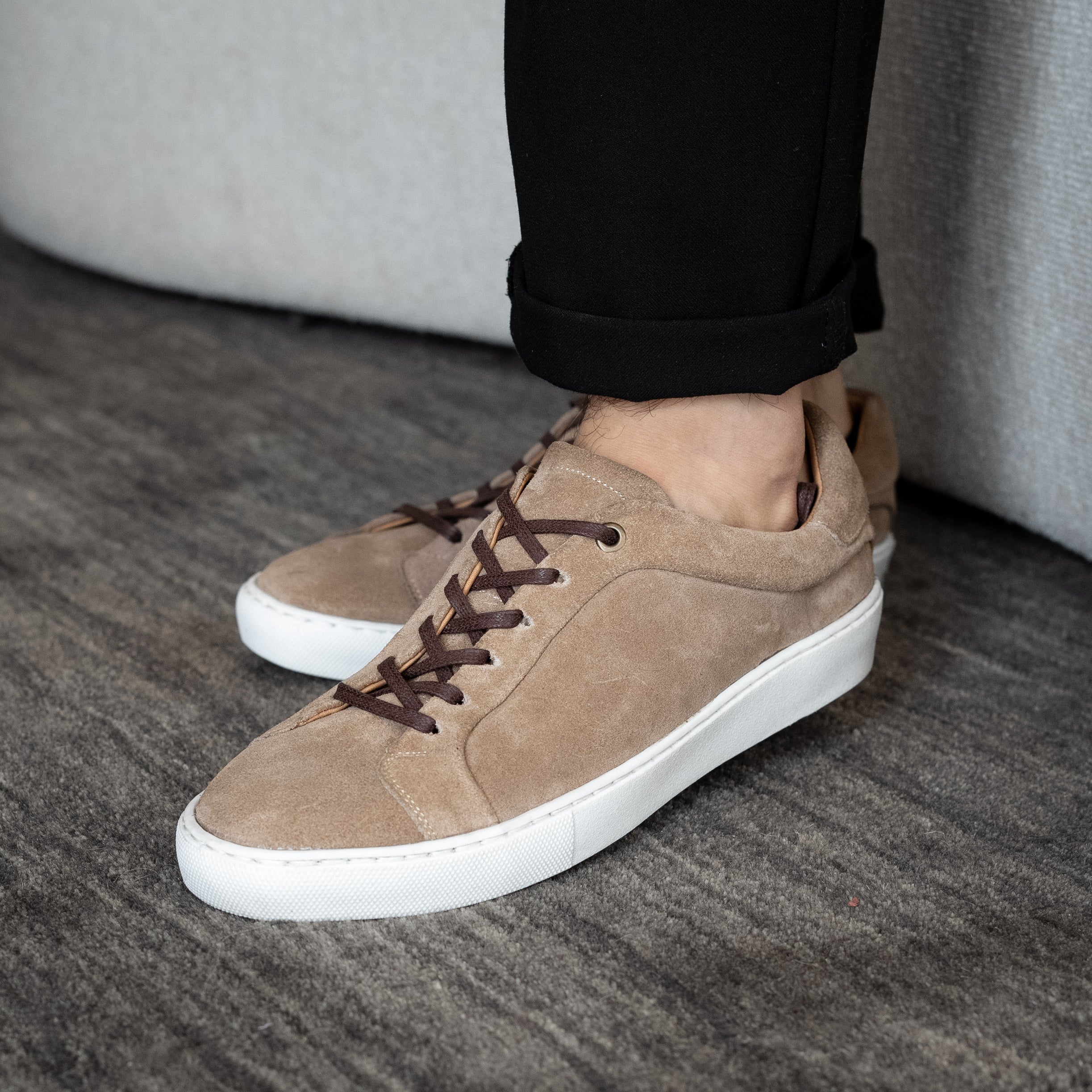 BEIGE SUEDE MILAN