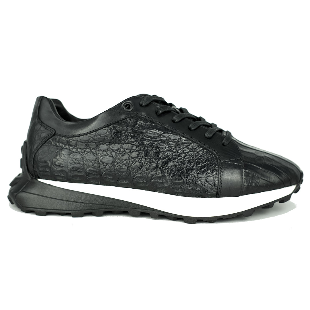 BLACK CROCO JULES SNEAKER