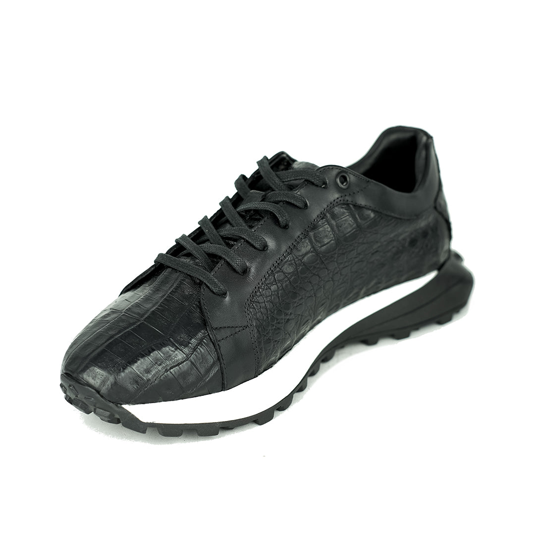 BLACK CROCO JULES SNEAKER