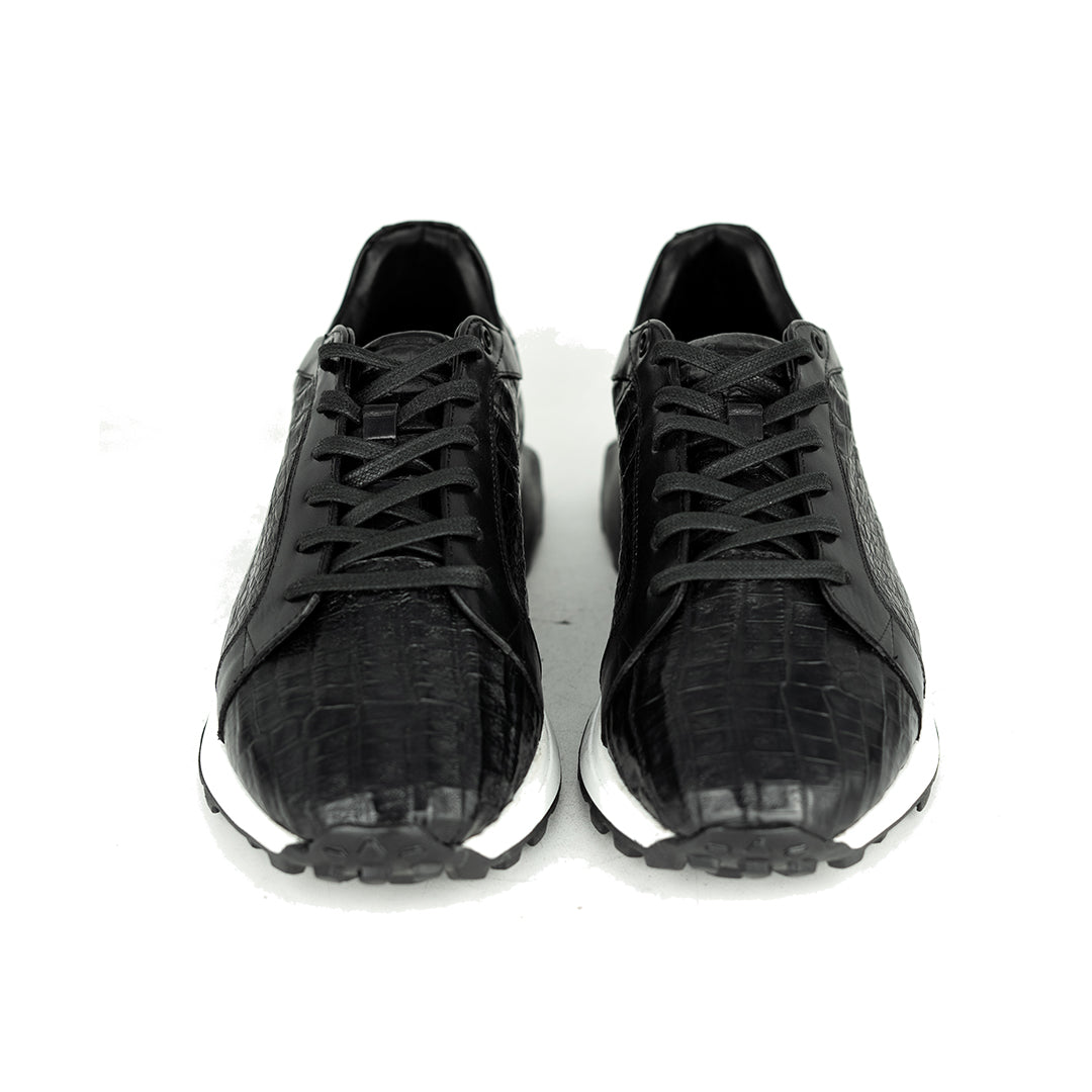 BLACK CROCO JULES SNEAKER