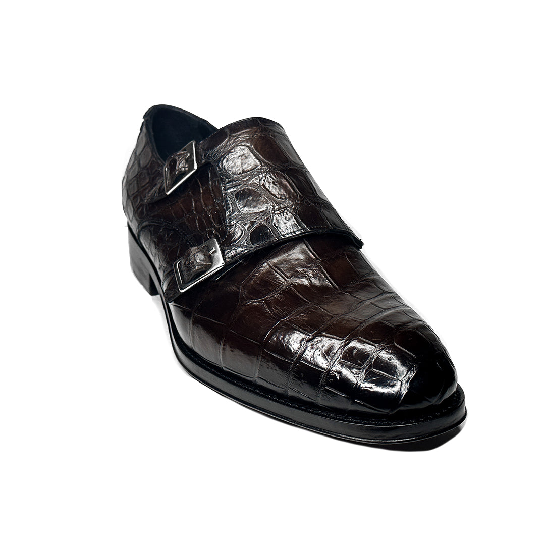 DARK BROWN CROCO XAVIER